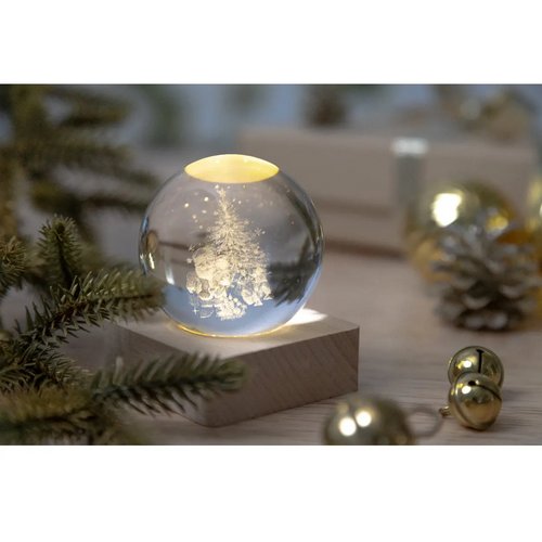 Borealis Kerstlichtbol Transparant