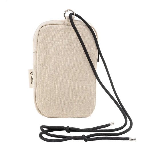 Canvafon Gerecycled Canvas Crossbody Mobiele Tas Natuurlijk
