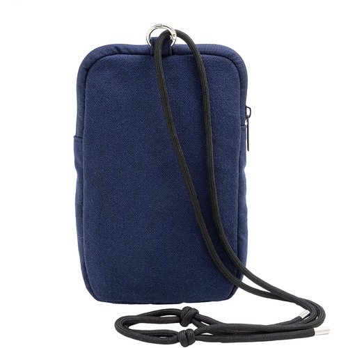 Canvafon Gerecycled Canvas Crossbody Mobiele Tas Blauw