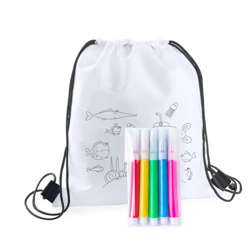 Carle Kleurbare Trektouw Tas Wit