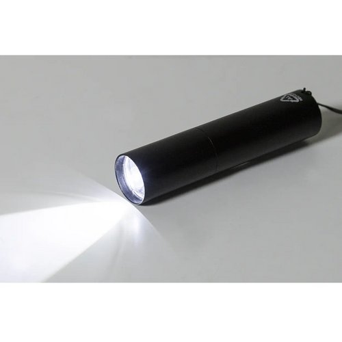 Chargelight Tone Oplaadbare Zaklamp Van Gerecycled Aluminium Zwart