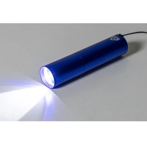 Chargelight Tone Oplaadbare Zaklamp Van Gerecycled Aluminium Blauw