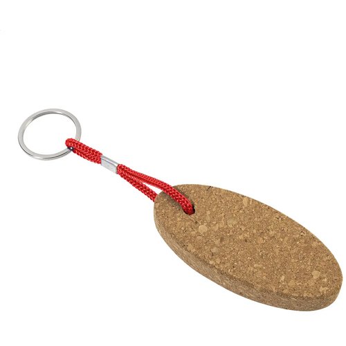 Cobuoy Drijvende Kurk Sleutelhanger Rood