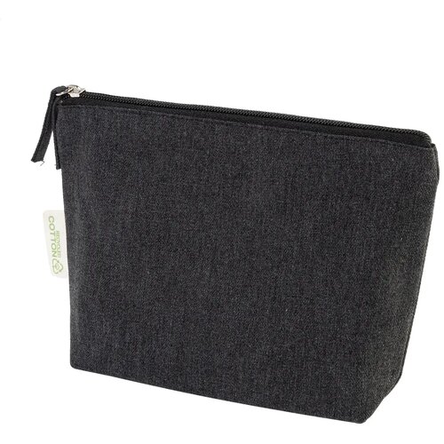 Cospex Make-Up Tas Van Gerecycled Katoen Zwart