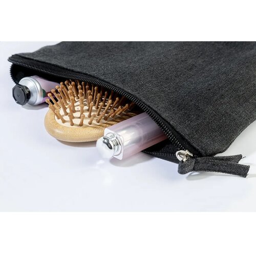 Cospex Make-Up Tas Van Gerecycled Katoen Zwart