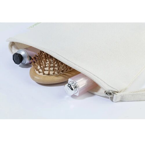 Cospex Make-Up Tas Van Gerecycled Katoen Natuurlijk