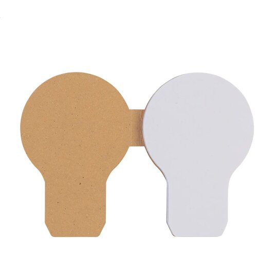 Creastick Bulb Eco Custon Made Sticky Notitieblok Natuurlijk