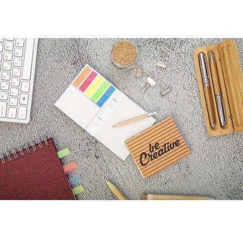 Creastick Combo Plus Eco Custom Made Sticky Notes/ Notitieblok Natuurlijk
