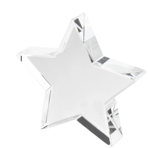 Crystar Trofee Ster Transparant
