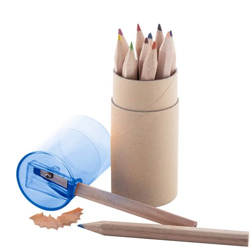 Gallery 12 Potloden Set Blauw