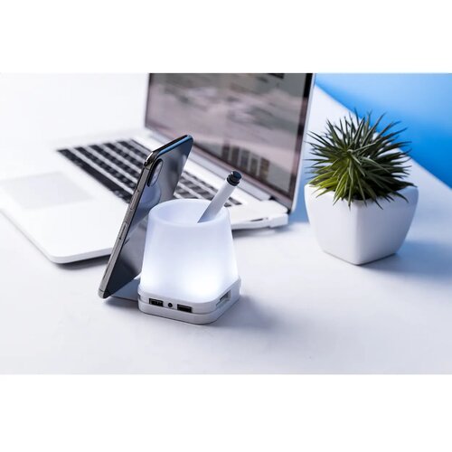 Lumeo Pennenhouder Met Usb-Hub Wit