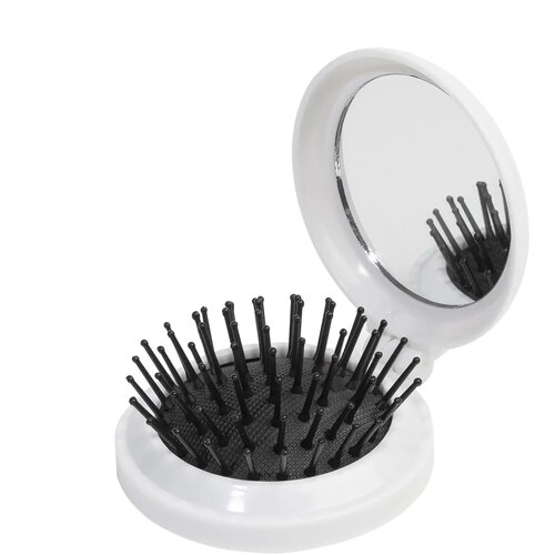Rabrush Rabs Haarborstel Met Spiegel Wit