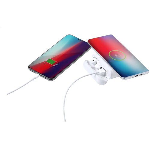 Repte Powerbank Oortelefoons Wit