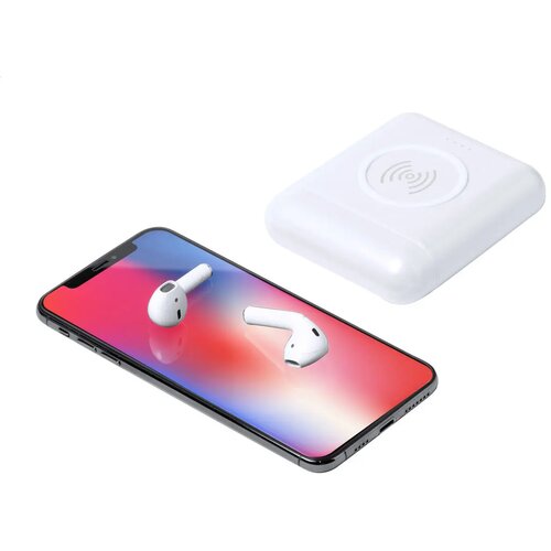 Repte Powerbank Oortelefoons Wit