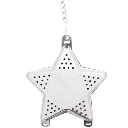 Suodatee Kerstthee-Ei, Ster Zilver