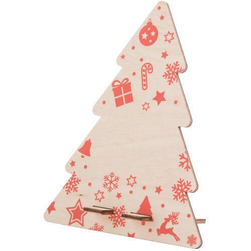 Vallvik Kerst Bureau Mobiel Houder Rood