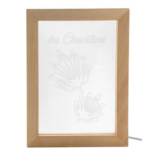 Woodiframe Led-Licht Trofee Natuurlijk