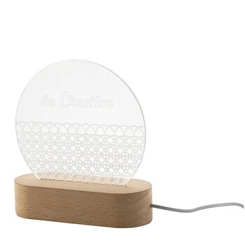 Woodify Led-Licht Trofee Transparant
