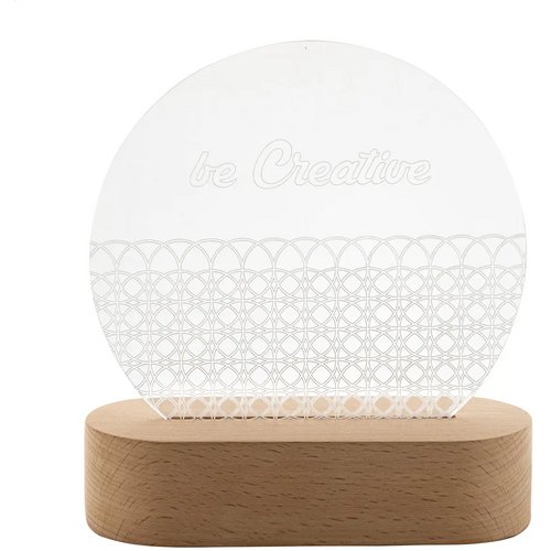 Woodify Led-Licht Trofee Transparant