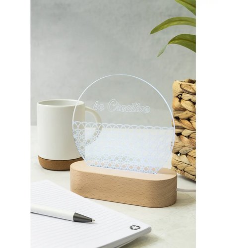 Woodify Led-Licht Trofee Transparant