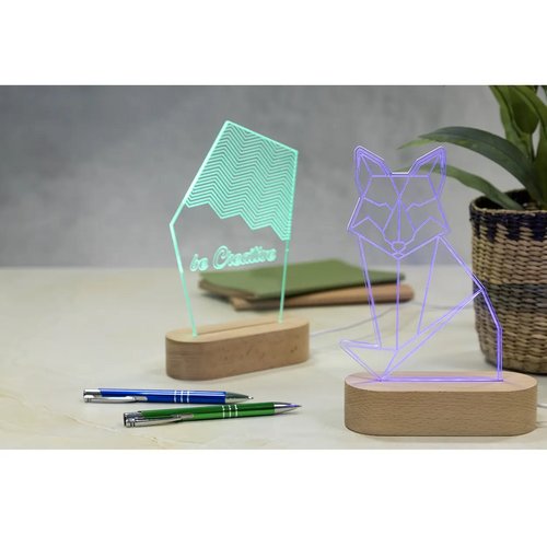 Woodify Led-Licht Trofee Transparant
