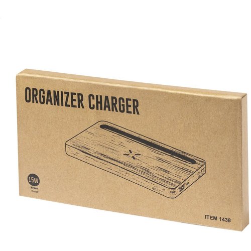 Flabo Draadloze Oplader Organizer Natuurlijk