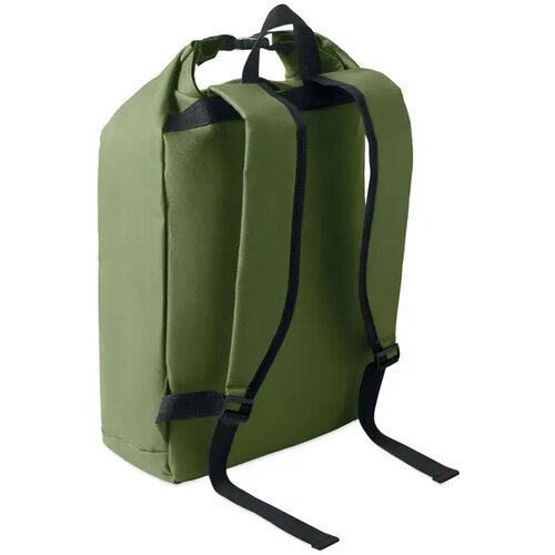 15" rolltop laptop rugzak Uniton legergroen