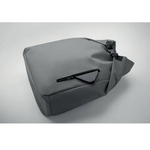 15" rolltop laptop rugzak Uniton steengrijs