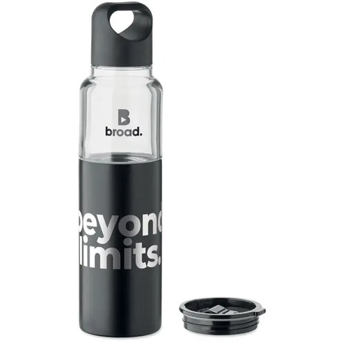 2-in-1 fles 610ml Dualuse zwart 610 ml