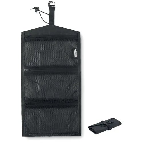 210d rpet reis kabel organizer Traveli zwart