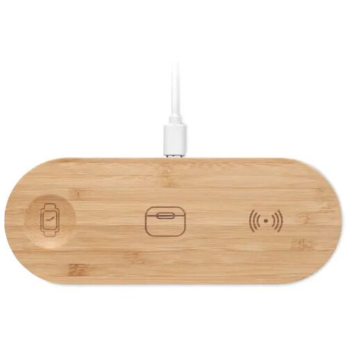 3-in-1 15w draadloze oplader Recpad hout