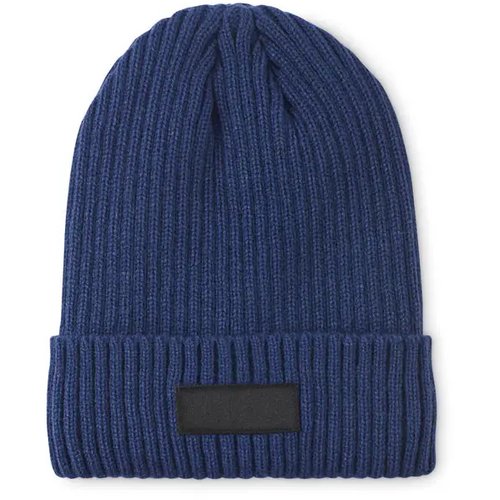 3m gebreide muts met boord Anvik blauw