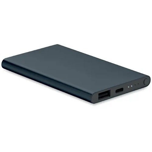 4000 mah power bank type c Powerflat c marineblauw