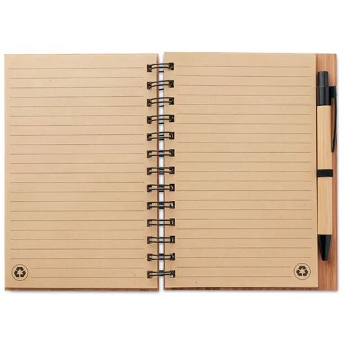 A5 bamboe notitieboek Bambloc hout