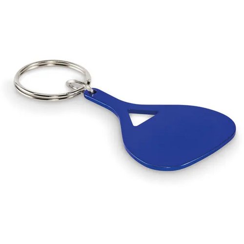 Alu sleutelhanger peddel Kepad blauw