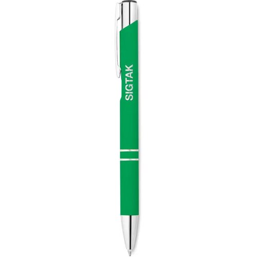 Aluminium balpen Aosta groen