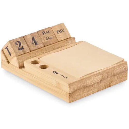 Bamboe bureaukalender Bootop hout