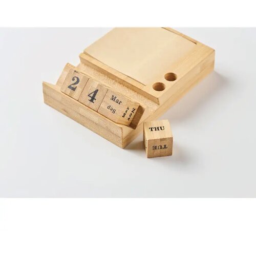 Bamboe bureaukalender Bootop hout