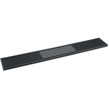Barmat van pvc Malta zwart