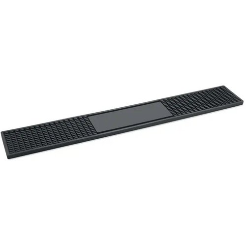 Barmat van pvc Malta zwart