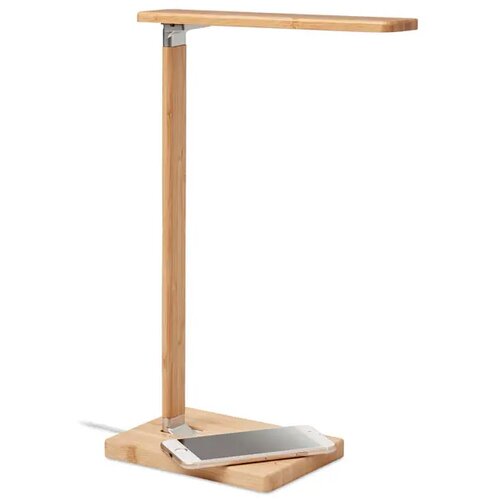 Bureaulamp met oplader 15w Neat light hout