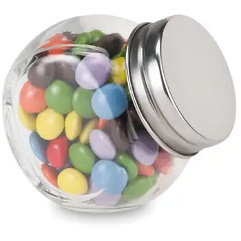 Chocolade in glazen potje Chocky multicolour