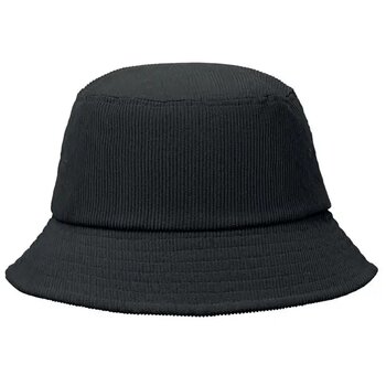 Corduroy vissershoed Scoop zwart