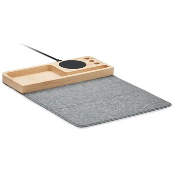 Draadloze bamboe oplader 15w Pandu hout