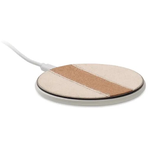 Draadloze oplader van kurk 15w Cortless wit