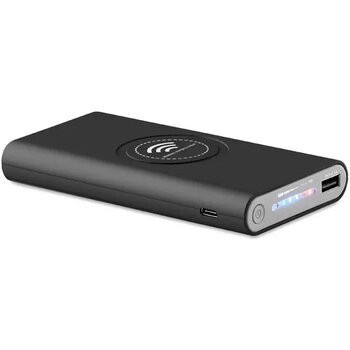 Draadloze powerbank 8000mah Vigor zwart