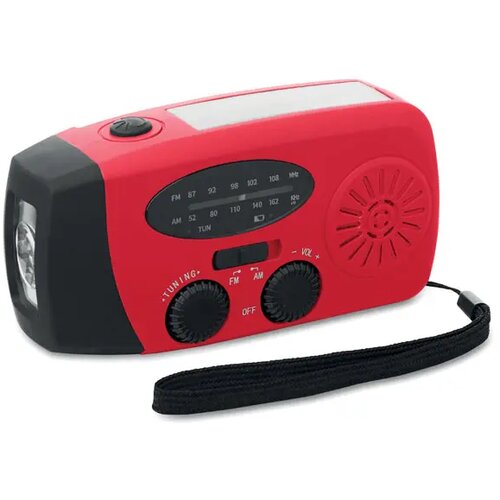 Draagbare radio met led lamp mo2746- Onda rood