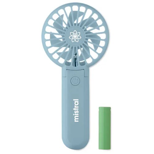 Draagbare vouwventilator Ibera babyblauw