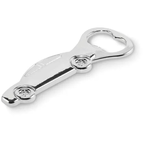 Flesopener in autovorm Mycar mat zilver
