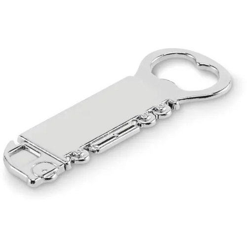 Flesopener in vrachtwagenvorm Mytruck mat zilver